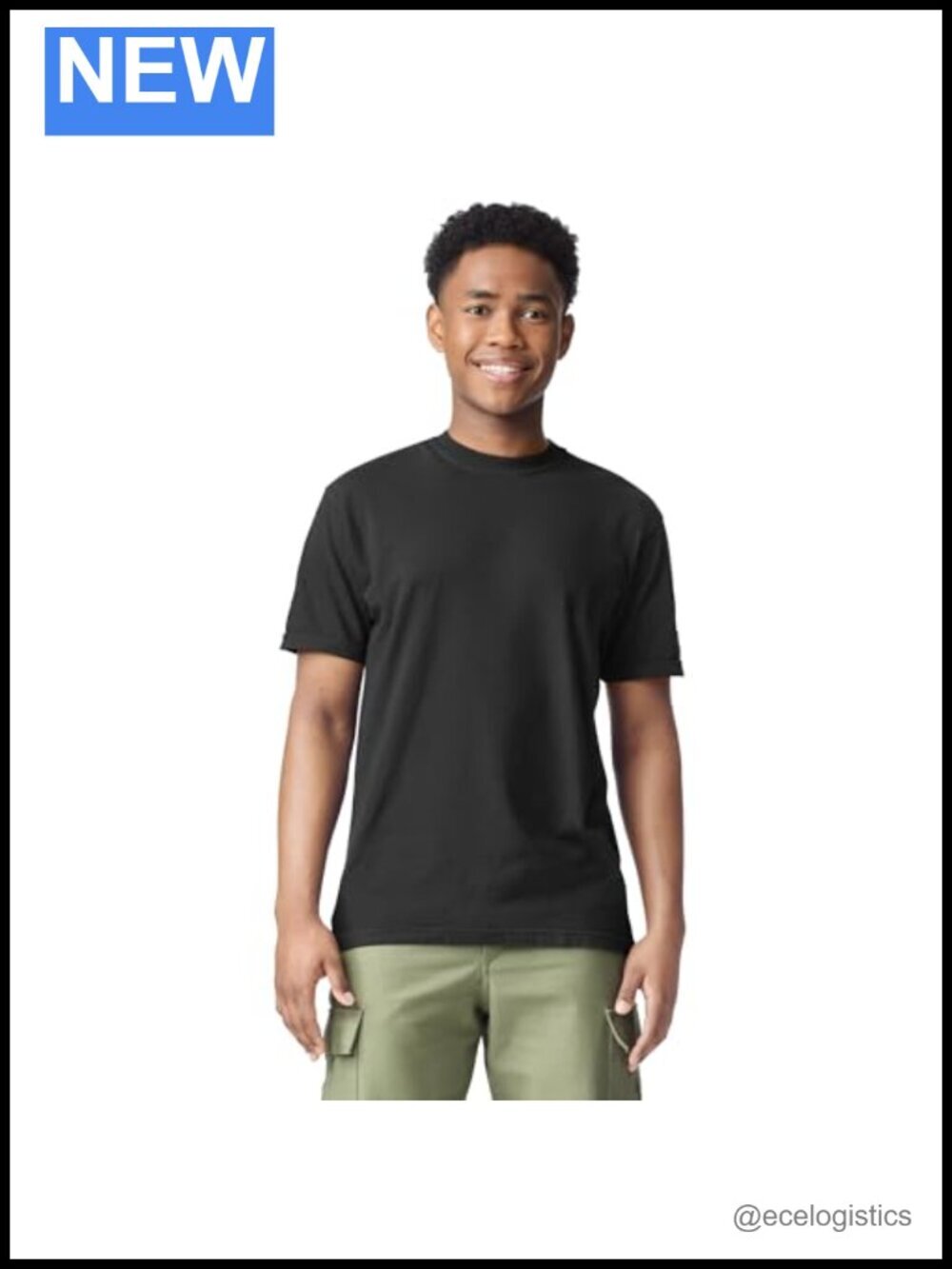 Heavyweight Short Sleeve Tee, Soft-Washed Garment-Dyed